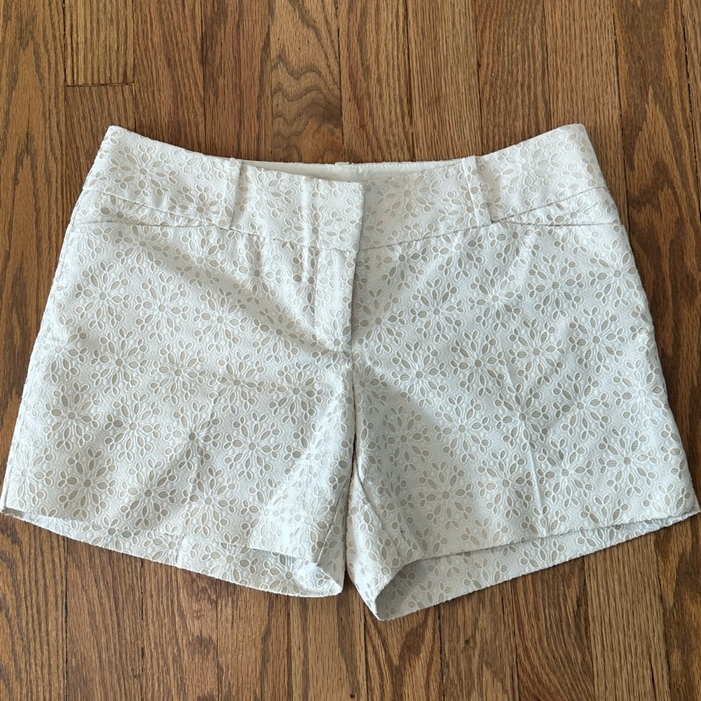 White Islet Lace Limited Shorts Sz 6